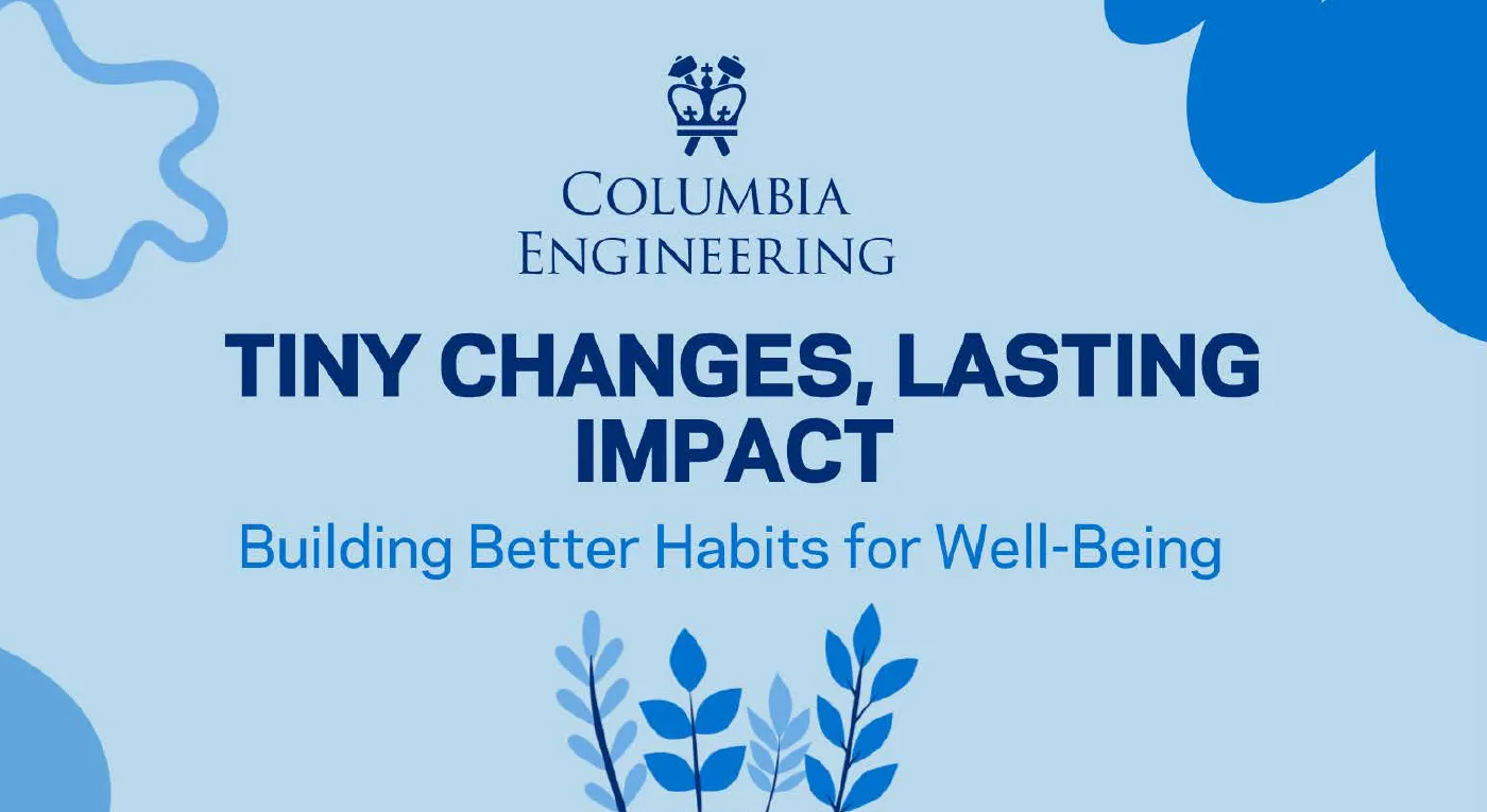 Tiny changes, lasting impact flyer