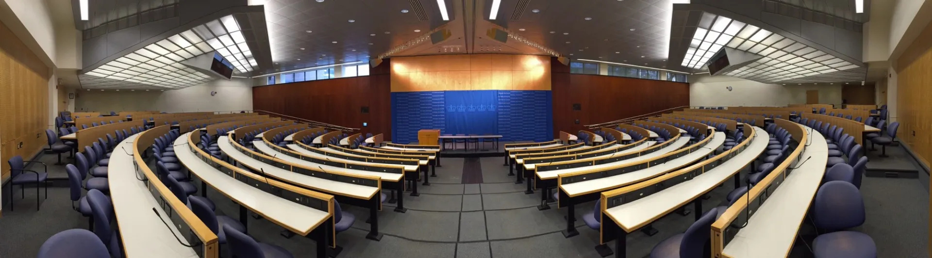 Image of Jerome Greene Hall Classroom 104 and 106 compbined.
